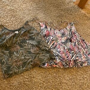 😎Bundle of Beautiful Silky Summer Babydoll style tank Tops🌴